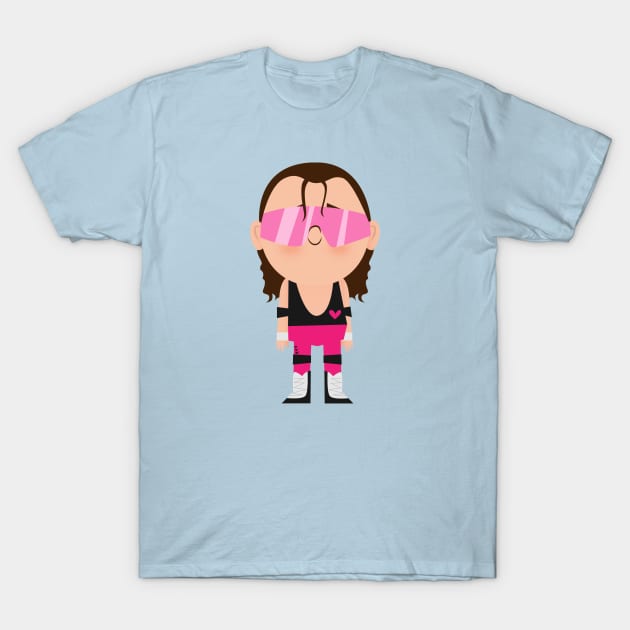 BRET “THE HITMAN” HART T-Shirt by Fall Down Tree